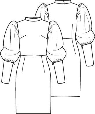 Knipmode 2410-20 jurk