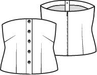 Knipmode 2412-02 gilet