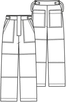 Knipmode 2502-11 broek