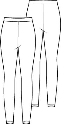 Knipmode 2502-17 legging