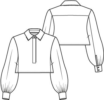 Knipmode 2502-22A+B jurk + blouse