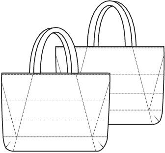 XL MOM BAG - Knipmode 2503-01