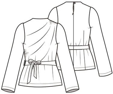 Knipmode 2609-10 top