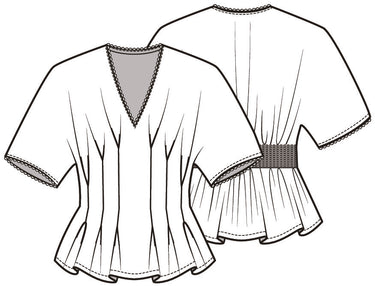 Knipmode 2609-30 top