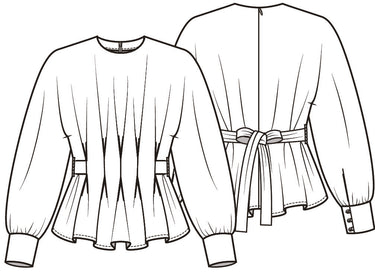 Knipmode 2609-35 top
