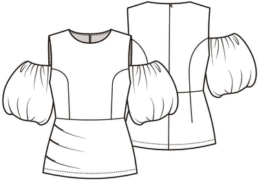 Knipmode 2610-06 top