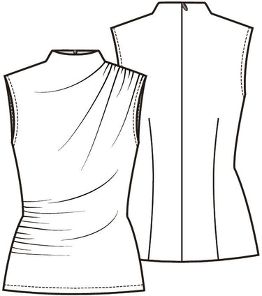 Knipmode 2610-10 top