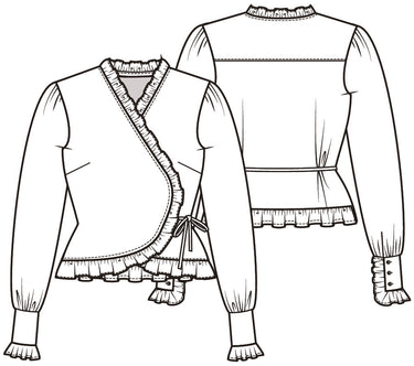 Knipmode 2610-17 blouse