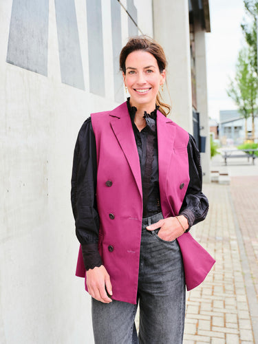 Knipmode 2311-17 blazer en mouwloze blazer