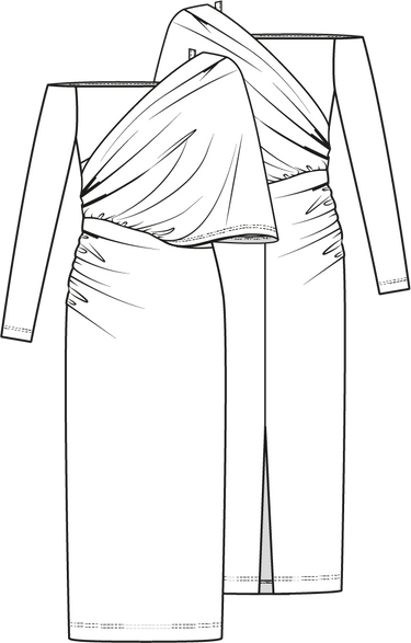Knipmode 2310-10 jurk