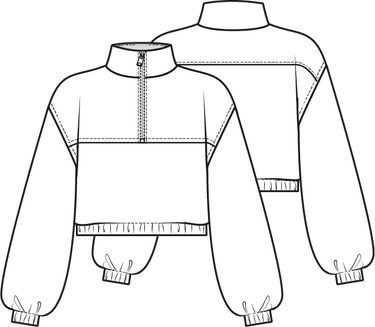 Knipmode 2310-13 sweater en croptop