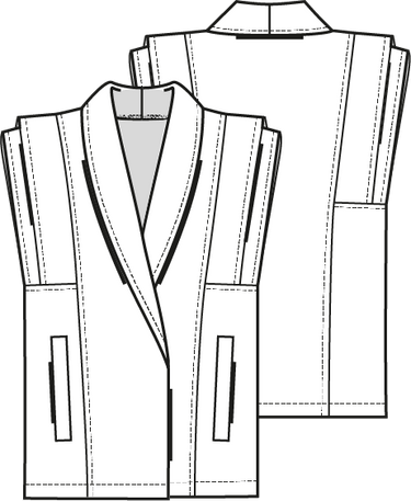 Knipmode 2310-16 gilet