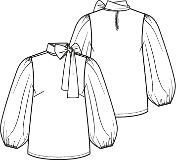 Knipmode 2311-14 top
