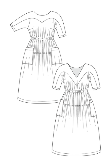 Named Clothing Valo - jurk + top pdf-patroon