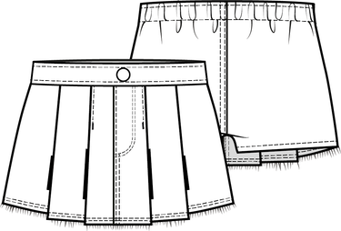 KNIPkids 2305-06 skort