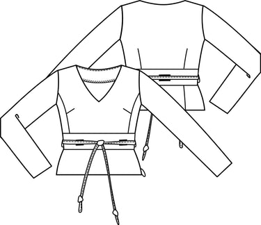 Knipmode 1801-16 top Tinka