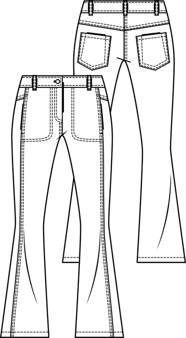 Knipmode 1801-20 broek Britta