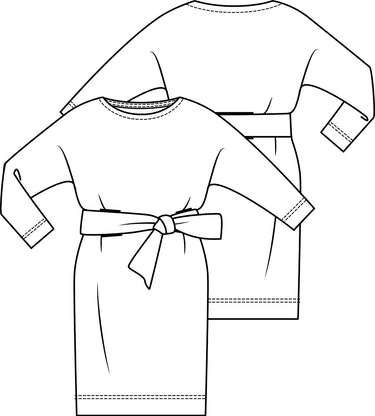 Knipmode 1802-05 jurk Elena