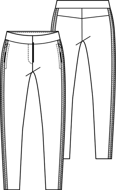 Knipmode 1808-08 broek