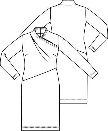Knipmode 1809-09 jurk