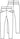 Knipmode 1810-13 broek
