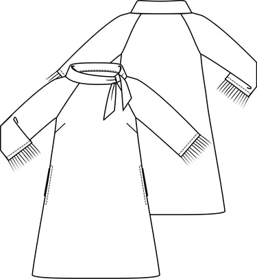 Knipmode 1811-21 jurk