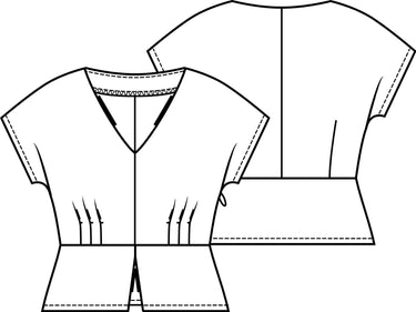 Knipmode 1811-17 top