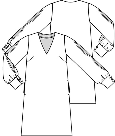 Knipmode 1812-15 jurk