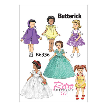 Butterick - B6336 Poppenkleertjes