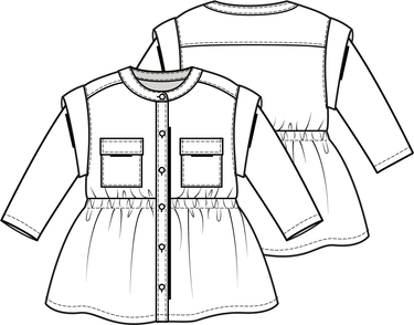 KNIPkids 2201-01 jurk