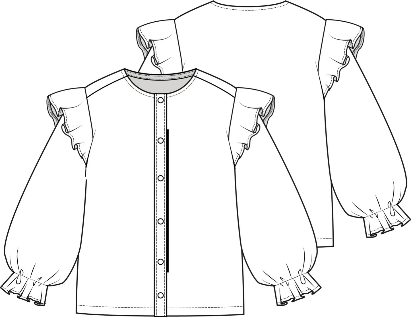 KNIPkids 2201-22 blouse