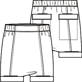 KNIPkids 2102-19 short