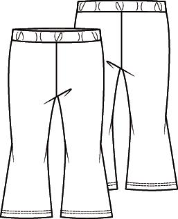 KNIPkids 2005-11 flared legging