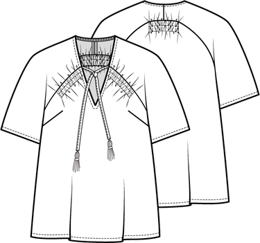 Knipmode 2203-13 top