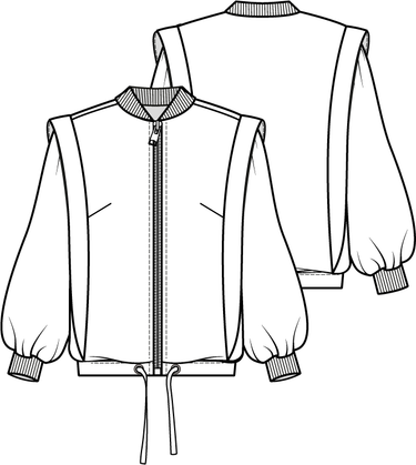 Knipmode 2204-16 jackje