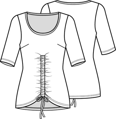 Knipmode 2206-19 t-shirt