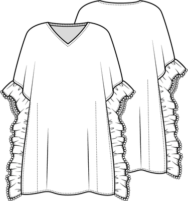 Knipmode 0722 - 04 - Tuniek Model