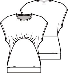 Knipmode 2101-15 top