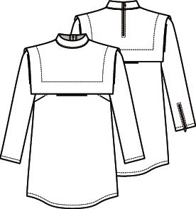 Knipmode 2110-06 top