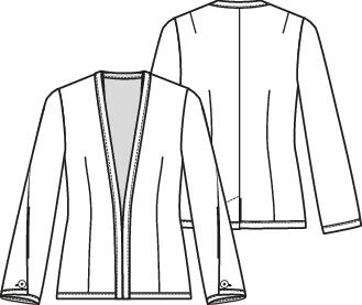 Knipmode 2111-22 vest