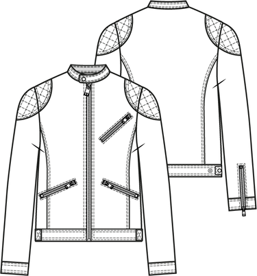 Knipmode 1122 - 01 - Jack modeltekening