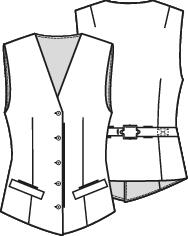 Knipmode 2112-18 gilet