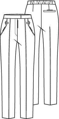 Knipmode 2112-07 broek