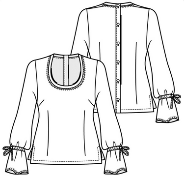 Knipmode 1908-03 top