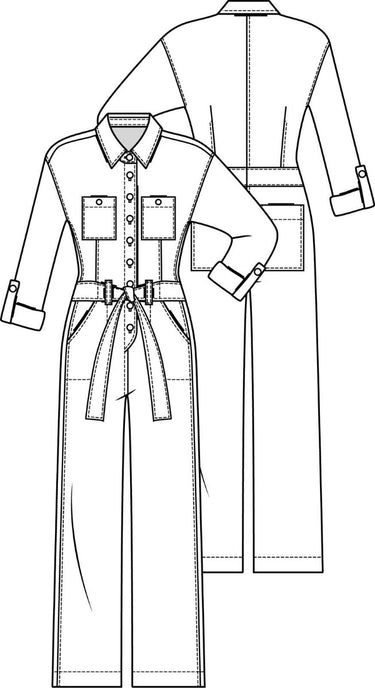 Knipmode 1909-01 jumpsuit mini me