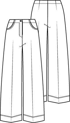 Knipmode 1910-10 broek
