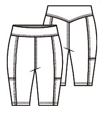 Knipmode 1912-07 korte sportlegging