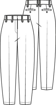 Knipmode 2202-08 broek
