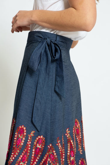 Knipmode 2104-14 wikkelrok