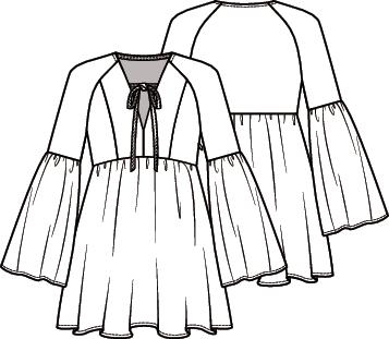 Knipmode 2104-21 top